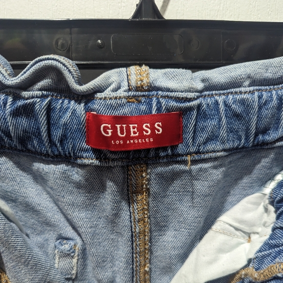 Guess Kady Paperbag High Waisted Shorts - Picture 4 of 6